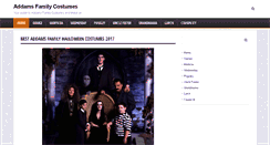 Desktop Screenshot of addamsfamilycostume.com