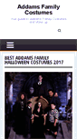 Mobile Screenshot of addamsfamilycostume.com